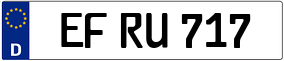 Truck License Plate